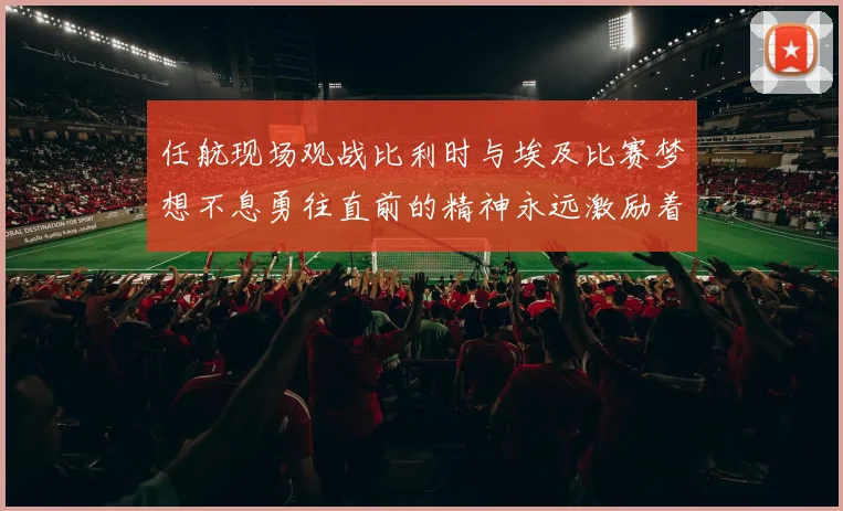 任航现场观战比利时与埃及比赛梦想不息勇往直前的精神永远激励着我们